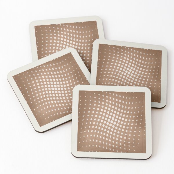 Item preview, Halftone Flowing Circles in Cinnamon designed and sold by simplydesignart.