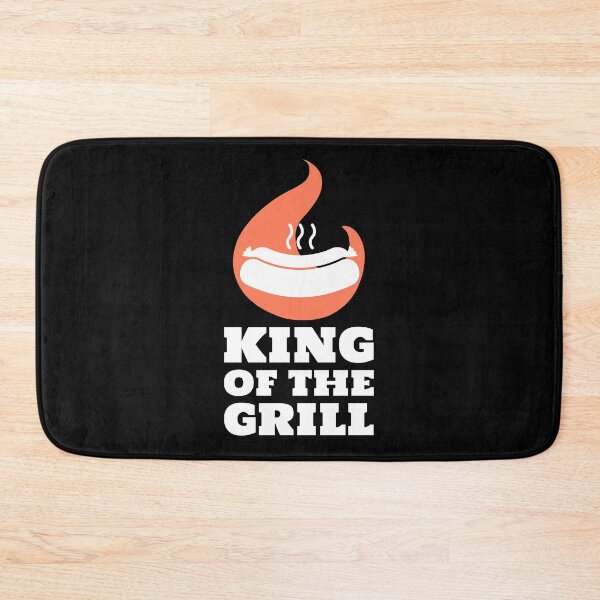Item preview, King of the Grill Barbecue Hotdog White designed and sold by quoteology.