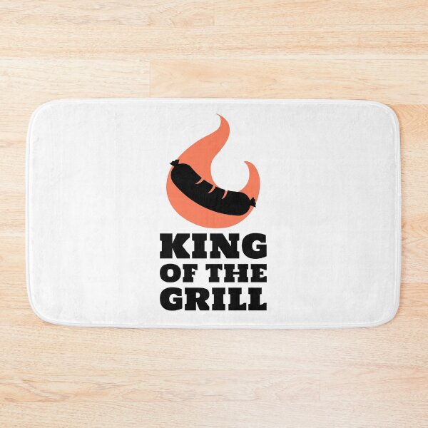Item preview, King of the Grill Barbecue Hotdog Sausage Black designed and sold by quoteology.