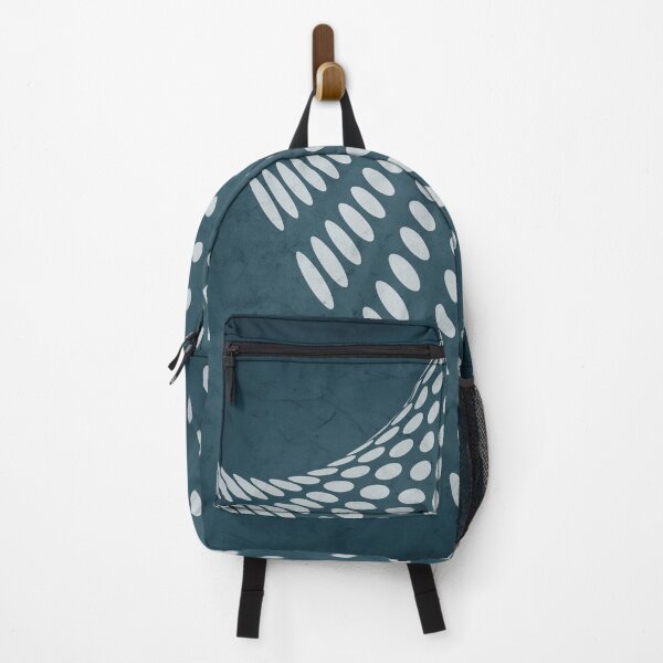 Item preview, Halftone Flowing Swerve in Aqua designed and sold by simplydesignart.