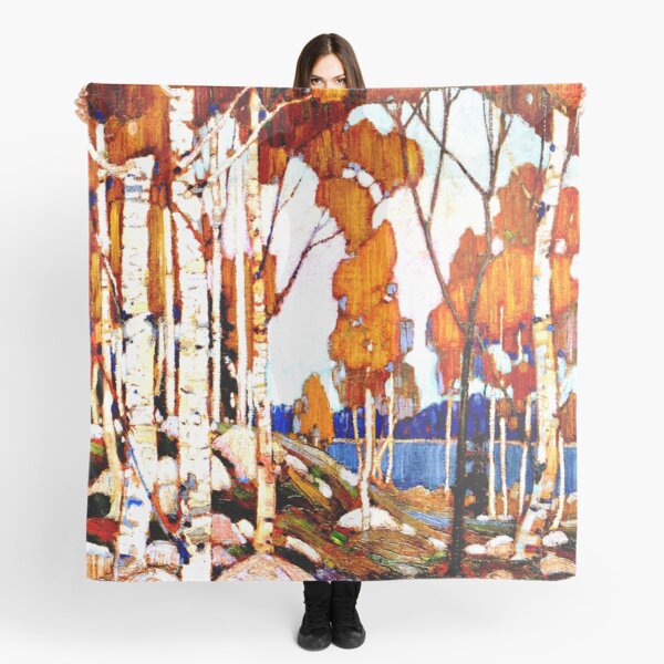 Tom Thomson - Decorative Landscape, popular painting Scarf