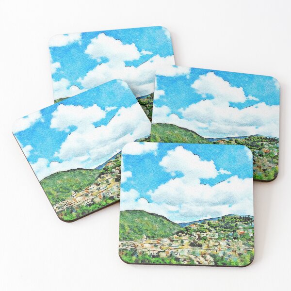 Item preview, Landscape with village in the mountains designed and sold by Giuseppe Cocco.