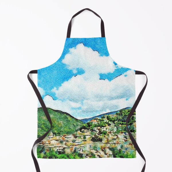 Item preview, Landscape with village in the mountains designed and sold by Giuseppe Cocco.