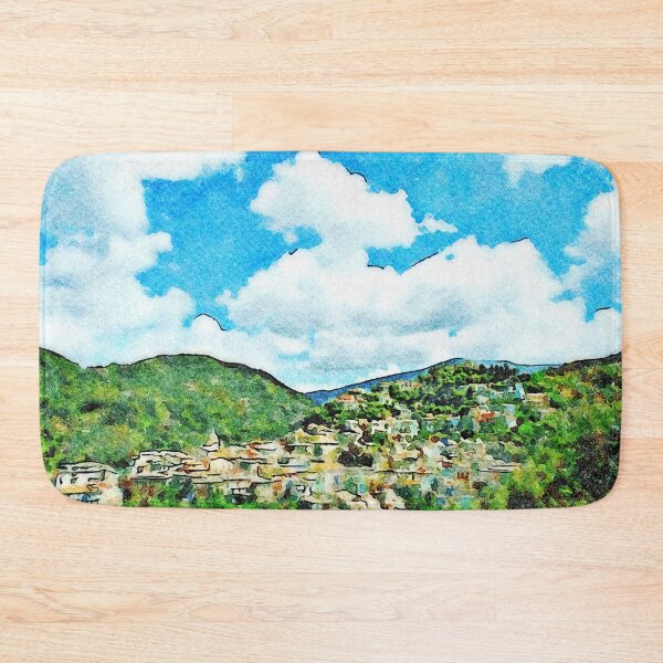 Item preview, Landscape with village in the mountains designed and sold by Giuseppe Cocco.