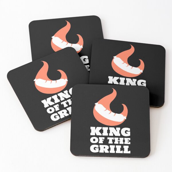 Item preview, King of the Grill Barbecue Hotdog Sausage White designed and sold by quoteology.