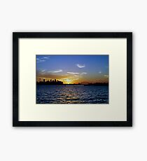 Sydney Sunset Framed Print