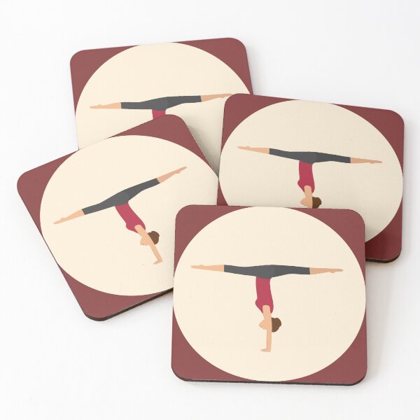 Item preview, Handstand Split Yoga Pose Sticker designed and sold by More than Myriad.