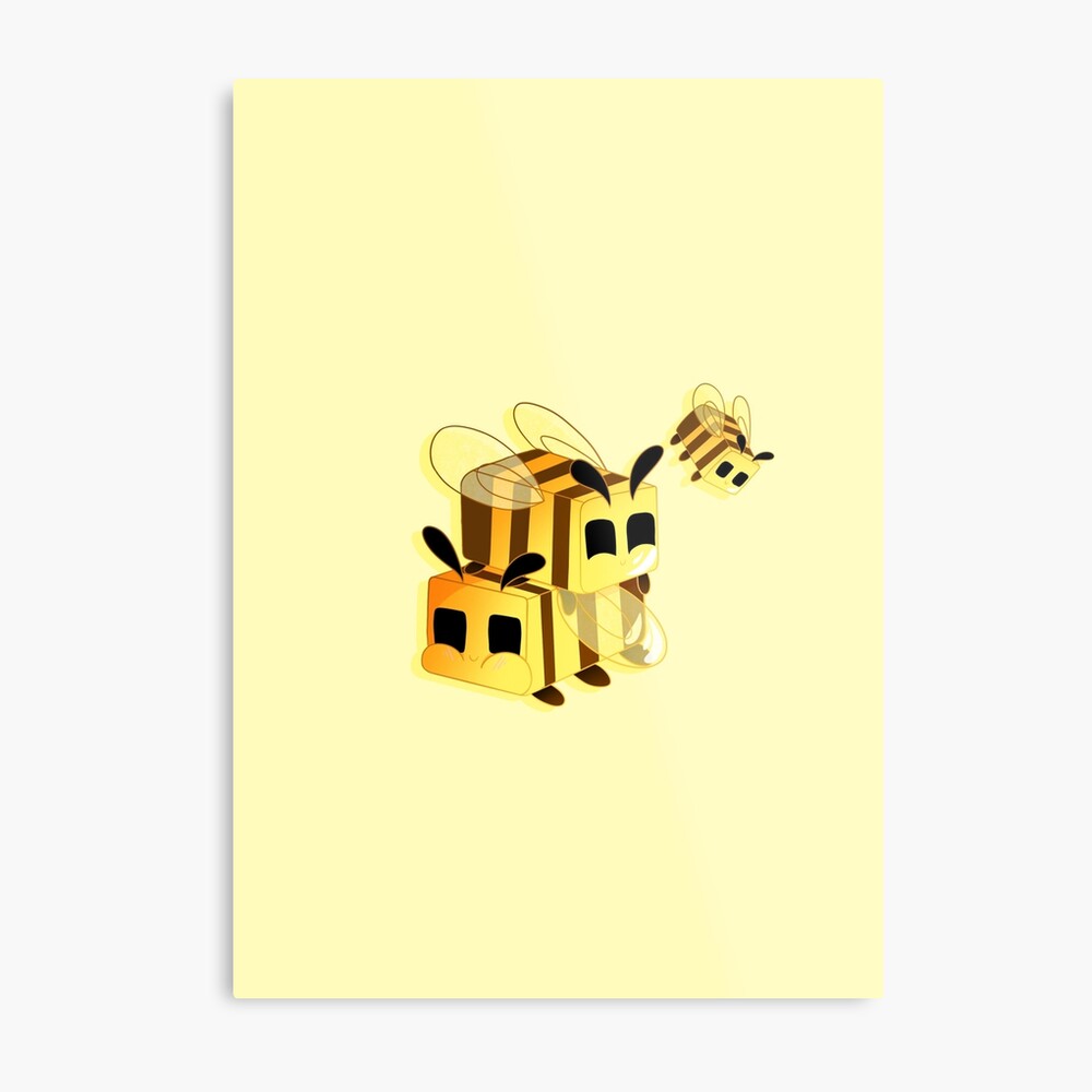 Minecraft Bee Art Board Print for Sale by PGUniverse