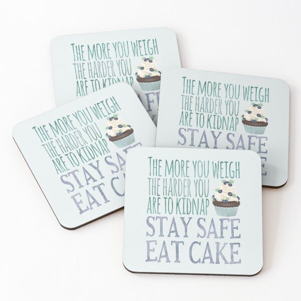 Item preview, Stay Safe Eat Cake designed and sold by junkydotcom.