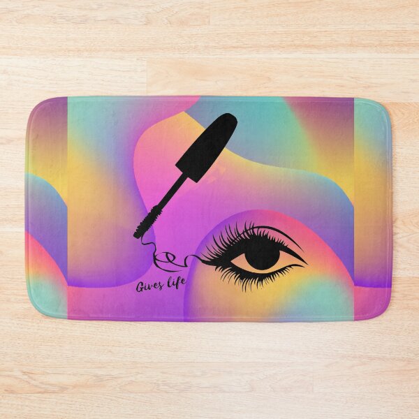 Item preview, Eye Mascara Gives Life on lavender, blue and Gold designed and sold by Amalzaki.