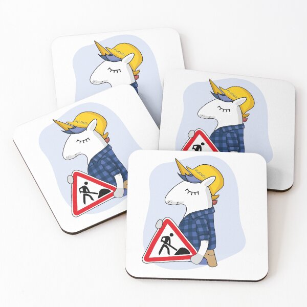 Item preview, construction unicorn designed and sold by LaDaDi.