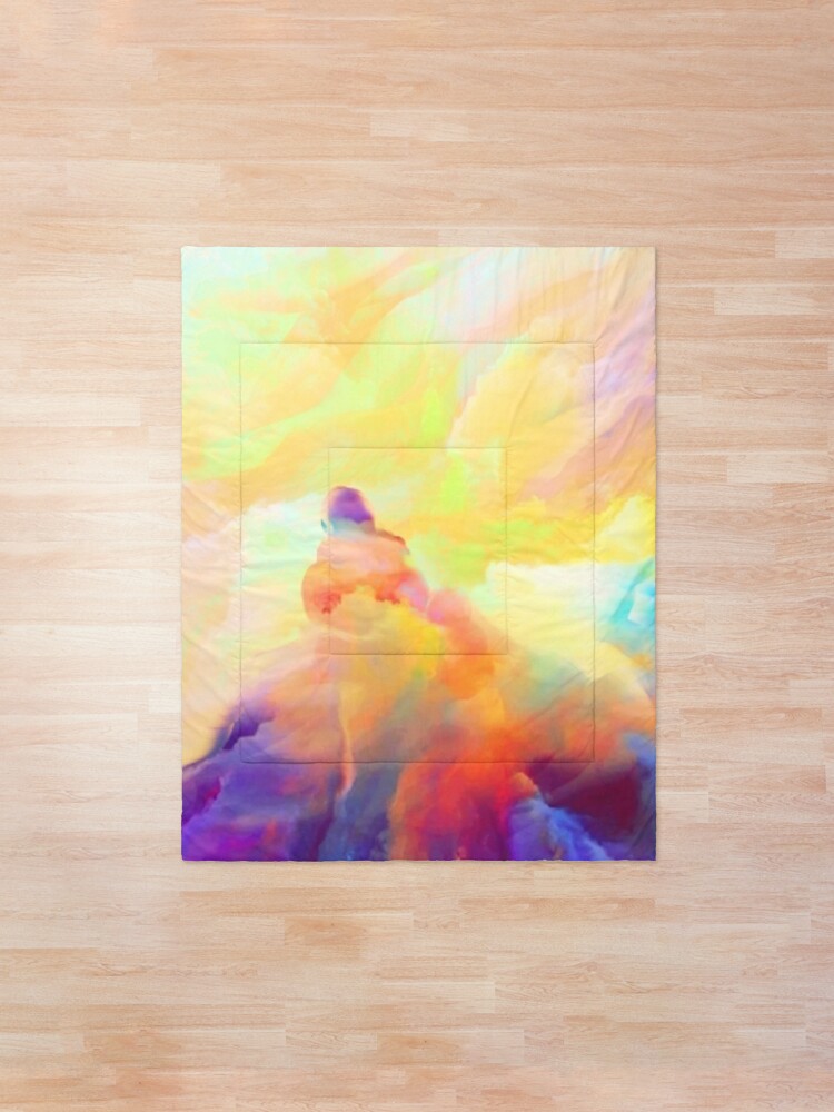 Alternate view of Imagination is a gift Comforter
