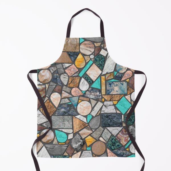Item preview, Abstract stone and rock texture mosaic pattern designed and sold by CiniArt.