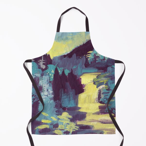 Item preview, Golden Waterfalls - Abstract Landscape #1 designed and sold by ShaMiLaB.