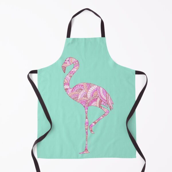 Item preview, Pretty Pink Flamingo Pattern Doodle  designed and sold by SilverBirch14.