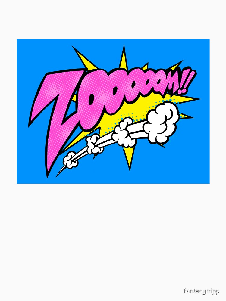 "Graphic text of the word Zoom" Tshirt by fantasytripp Redbubble