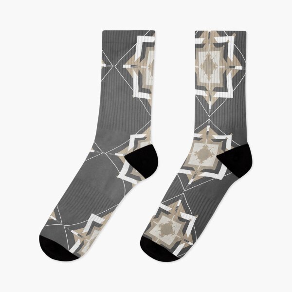 Item preview, Charcoal Gray and Taupe Mosaic Pattern designed and sold by simplydesignart.