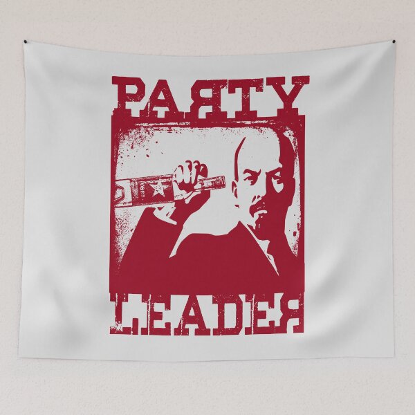 Item preview, Vintage Funny Soviet Party Leader Lenin with Vodka Russian USSR Retro CCCP  designed and sold by TopTeeShop.