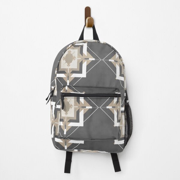 Item preview, Charcoal Gray and Taupe Mosaic Pattern designed and sold by simplydesignart.