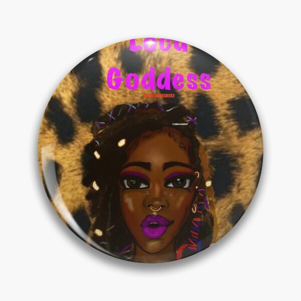 Item preview, Loc’d Goddess - Leopard Print Edition designed and sold by ArtBecomesHer2.