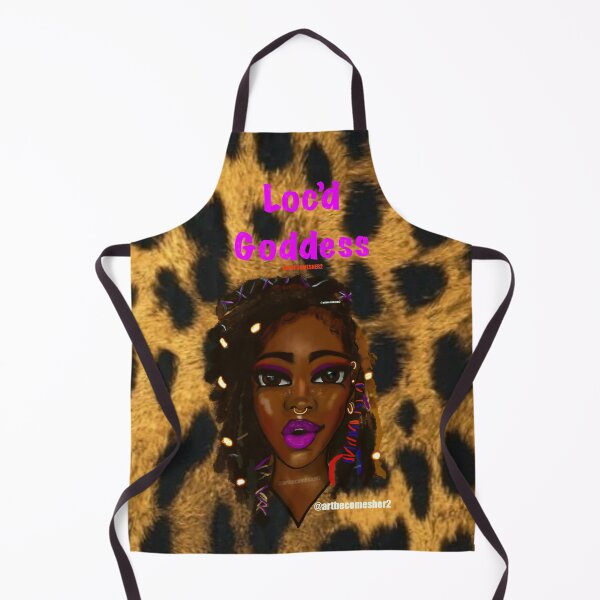 Item preview, Loc’d Goddess - Leopard Print Edition designed and sold by ArtBecomesHer2.