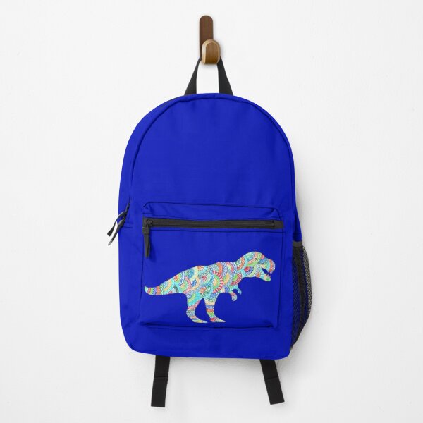 Item preview, Bright patterned T Rex doodle designed and sold by SilverBirch14.