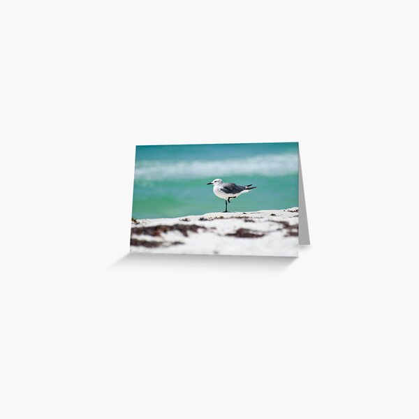 Beach Yoga - Third Pose Greeting Card