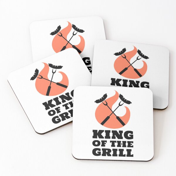 Item preview, King of the Grill Barbecue Skewer and Sausage Black designed and sold by quoteology.