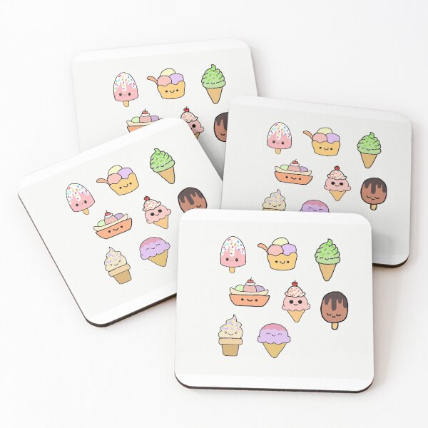 Item preview, cute kawaii icecreams designed and sold by dreamycrafts.