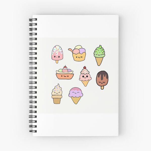 Item preview, cute kawaii icecreams designed and sold by dreamycrafts.