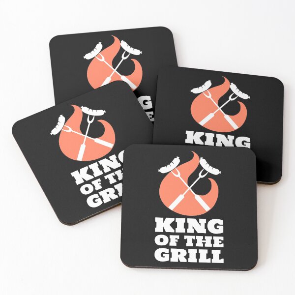 Item preview, King of the Grill Barbecue Skewer and Sausage White designed and sold by quoteology.
