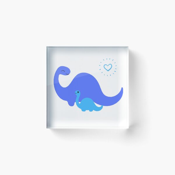 Item preview, Dino family in blue designed and sold by ela-94.