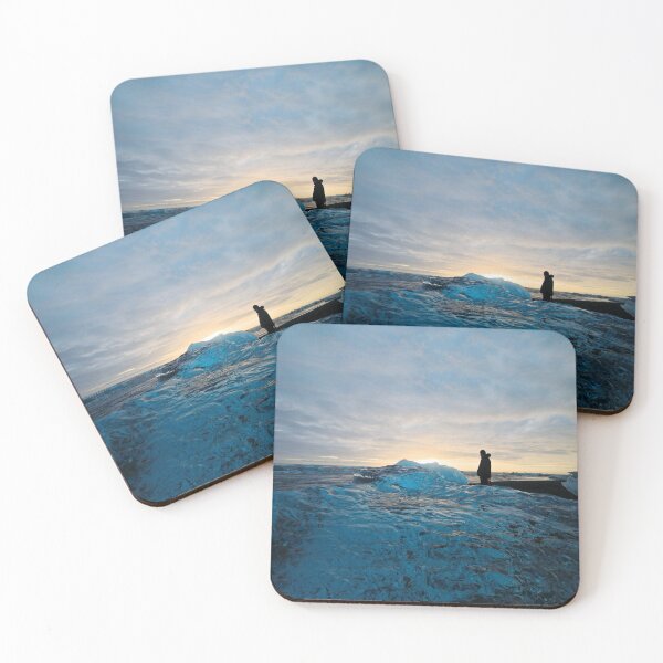 Item preview, Sunrise at Jokulsarlon Iceberg Diamond Beach, Iceland designed and sold by yappei.