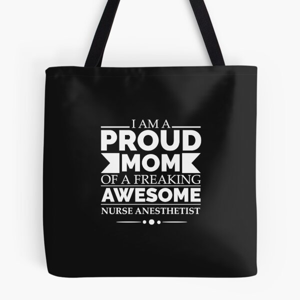 Item preview, Proud mom of an awesome nurse anesthetist Mother's Day designed and sold by losttribe.