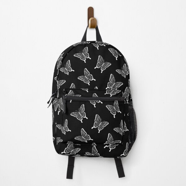 Item preview, Beautiful seamless background of butterflies black and white colors. designed and sold by Yevheniia Hulinska.