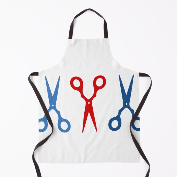 Item preview, Barber shop scissors - red and blue designed and sold by XOOXOO.