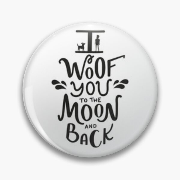 Item preview, Party t shirt “woof you to the moon back”   designed and sold by Bhaskaran Parakkottil.
