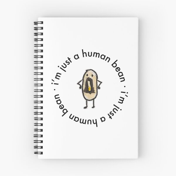 Item preview, i'm just a human black-eyed bean - black text designed and sold by penguimelia.