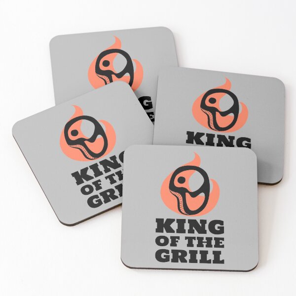 Item preview, King of the Grill Barbecue Steak Black designed and sold by quoteology.