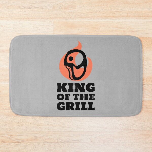 Item preview, King of the Grill Barbecue Steak Black designed and sold by quoteology.