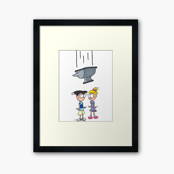 Something's Coming Framed Art Print