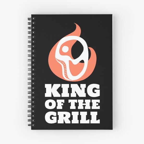 Item preview, King of the Grill Barbecue Steak White designed and sold by quoteology.