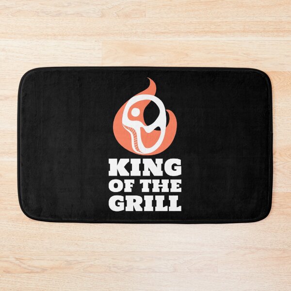 Item preview, King of the Grill Barbecue Steak White designed and sold by quoteology.