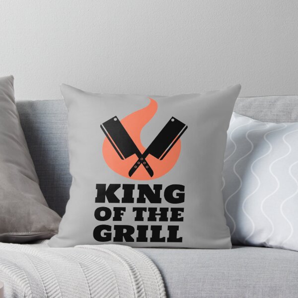 Item preview, King of the Grill Barbecue Butcher Knife Black designed and sold by quoteology.