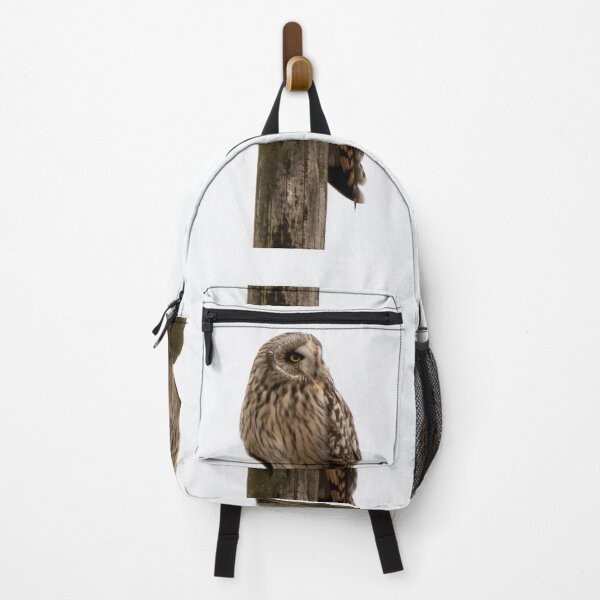 Item preview, short eared owl on a post designed and sold by tammy mellor.