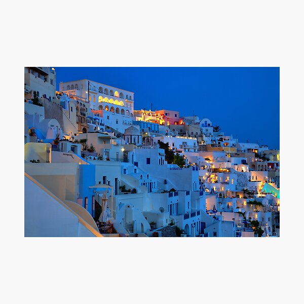 Item preview, Thira Santorini At Dusk designed and sold by Paul Thompson Photography.
