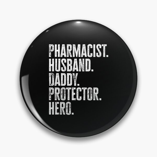 Item preview, Pharmacist Husband Daddy Protector Hero PharmD Dad Pharmacy Gift Father's Day designed and sold by WYGSTORE.