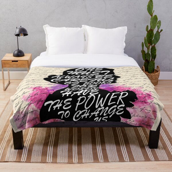Words have the power to change us Throw Blanket