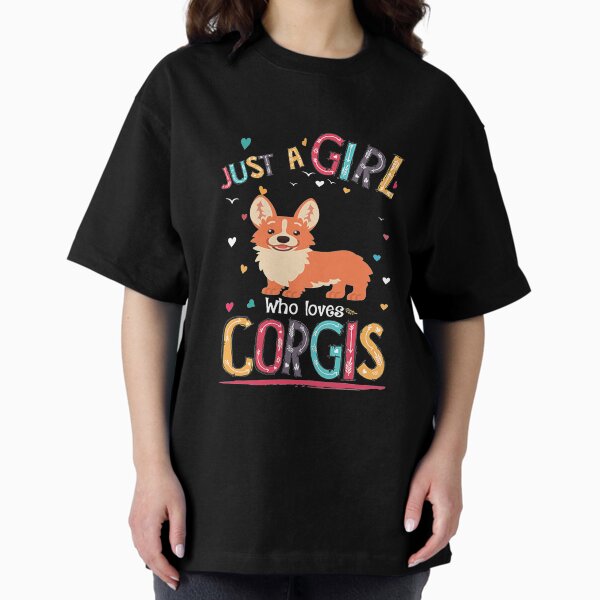 Aperçu de l'œuvre Corgi juste une fille qui aime créée et vendue par elisemit332.