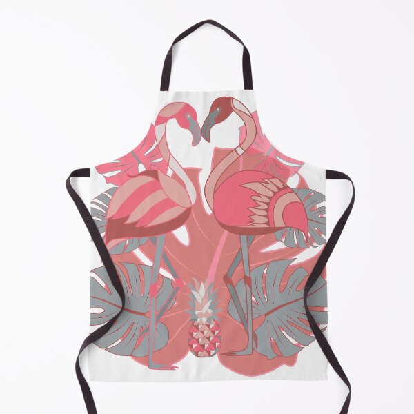 Item preview, two flamingos and pineapple designed and sold by AvotArt.